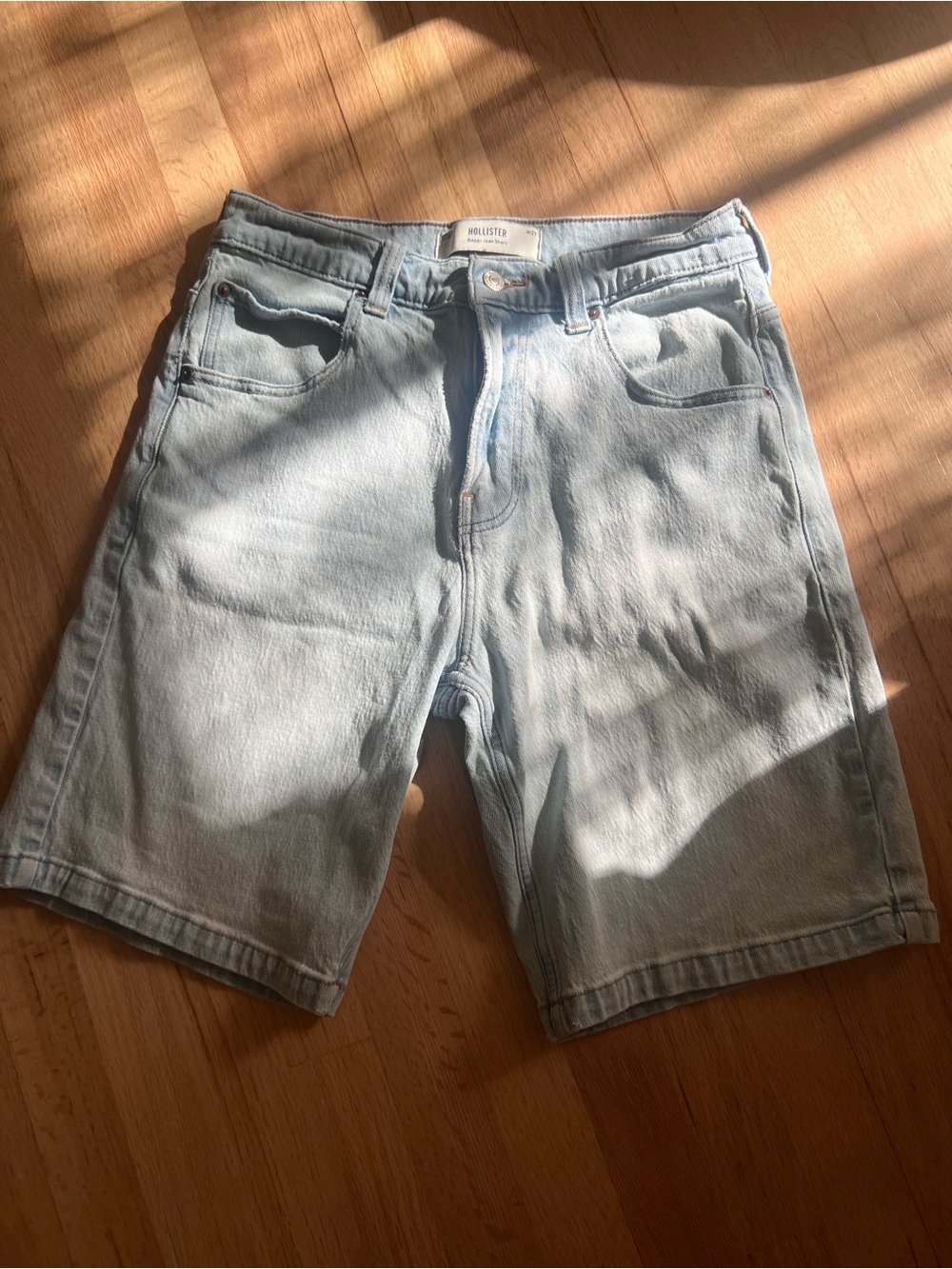 Hollister Light Wash Men's Denim Shorts
